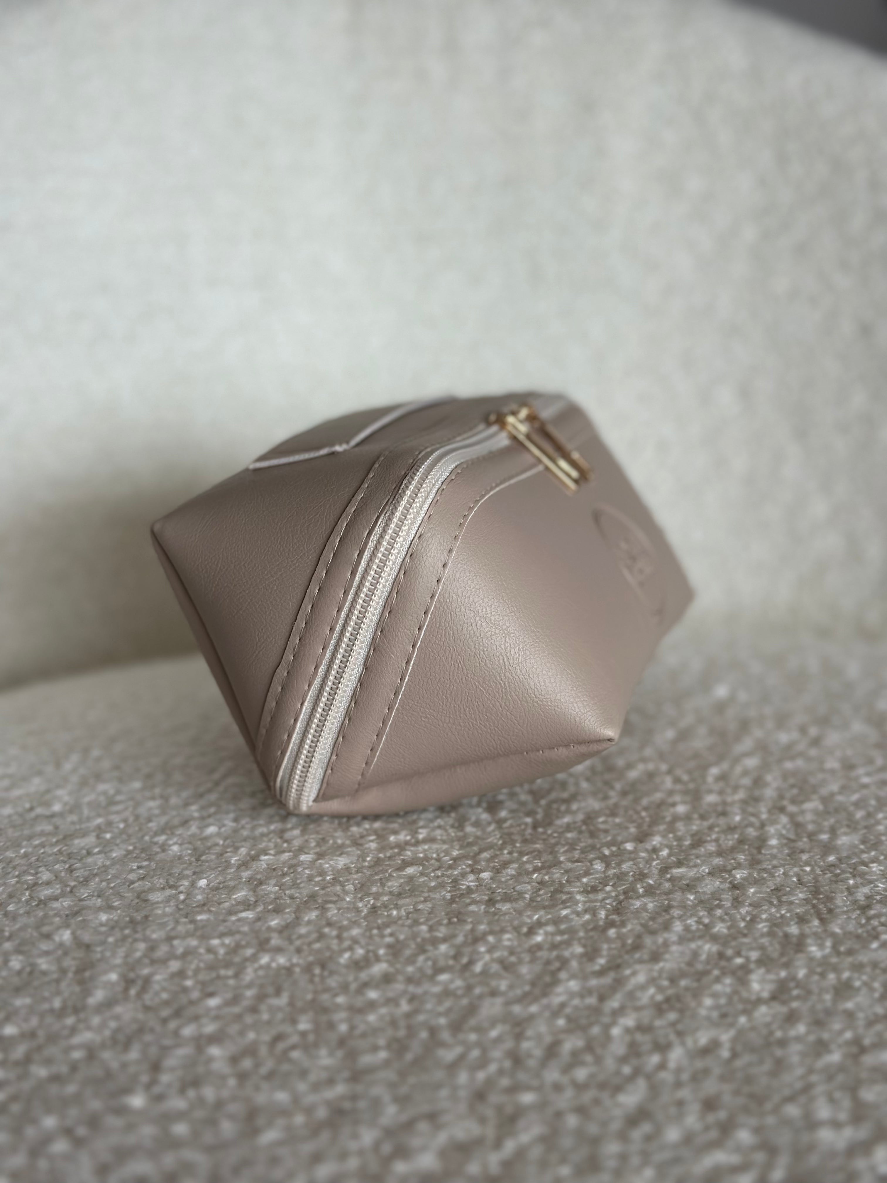 Deri Çoklu Gözlük ve Seyahat Çantası | Bej